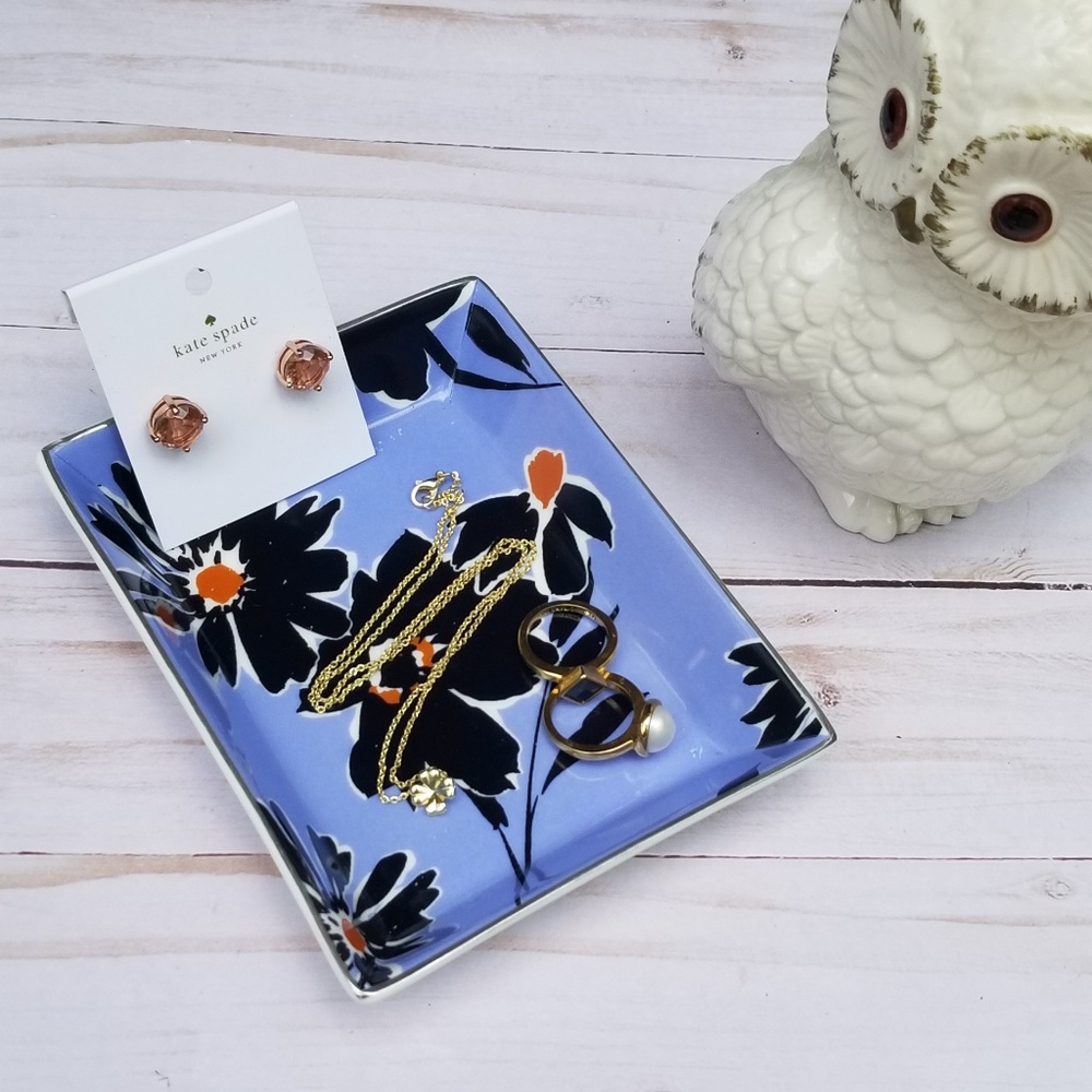 J. CREW | Jewelry Tray | Purple, Black, & Coral